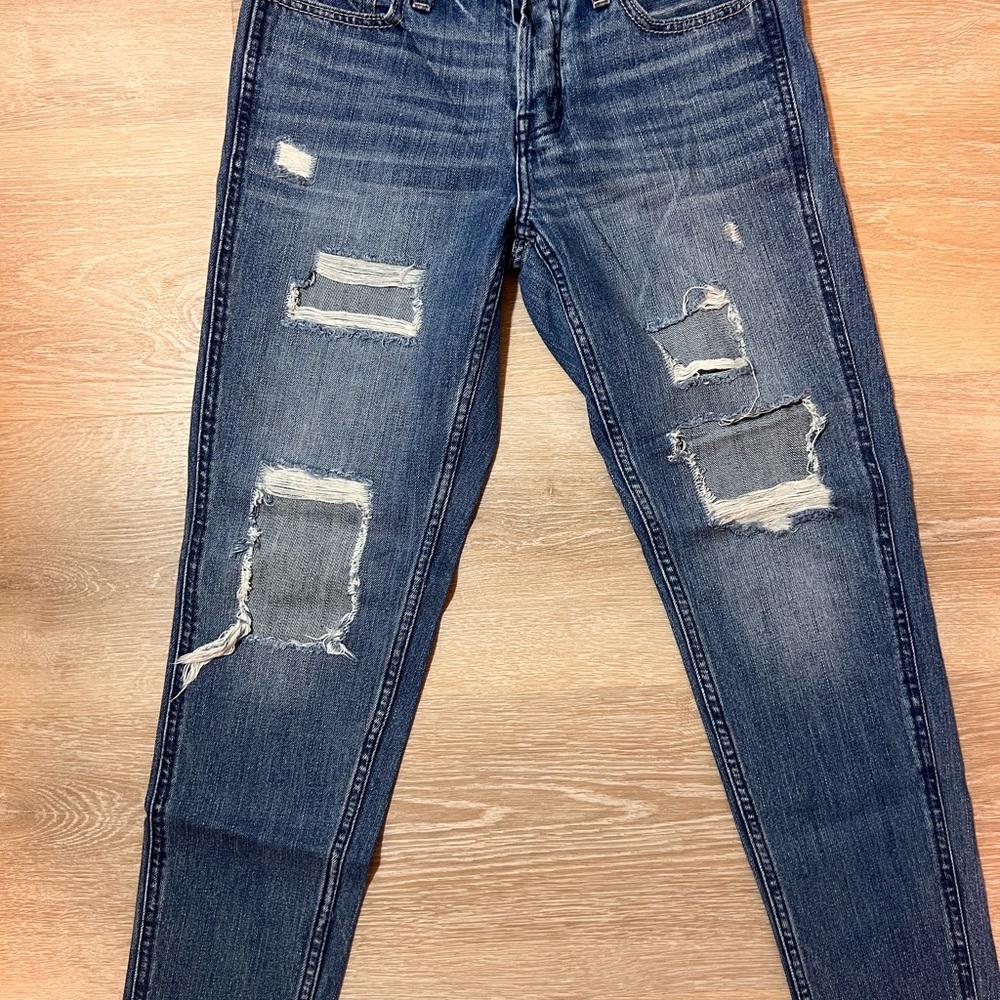 Hollister Distressed Blue Jeans